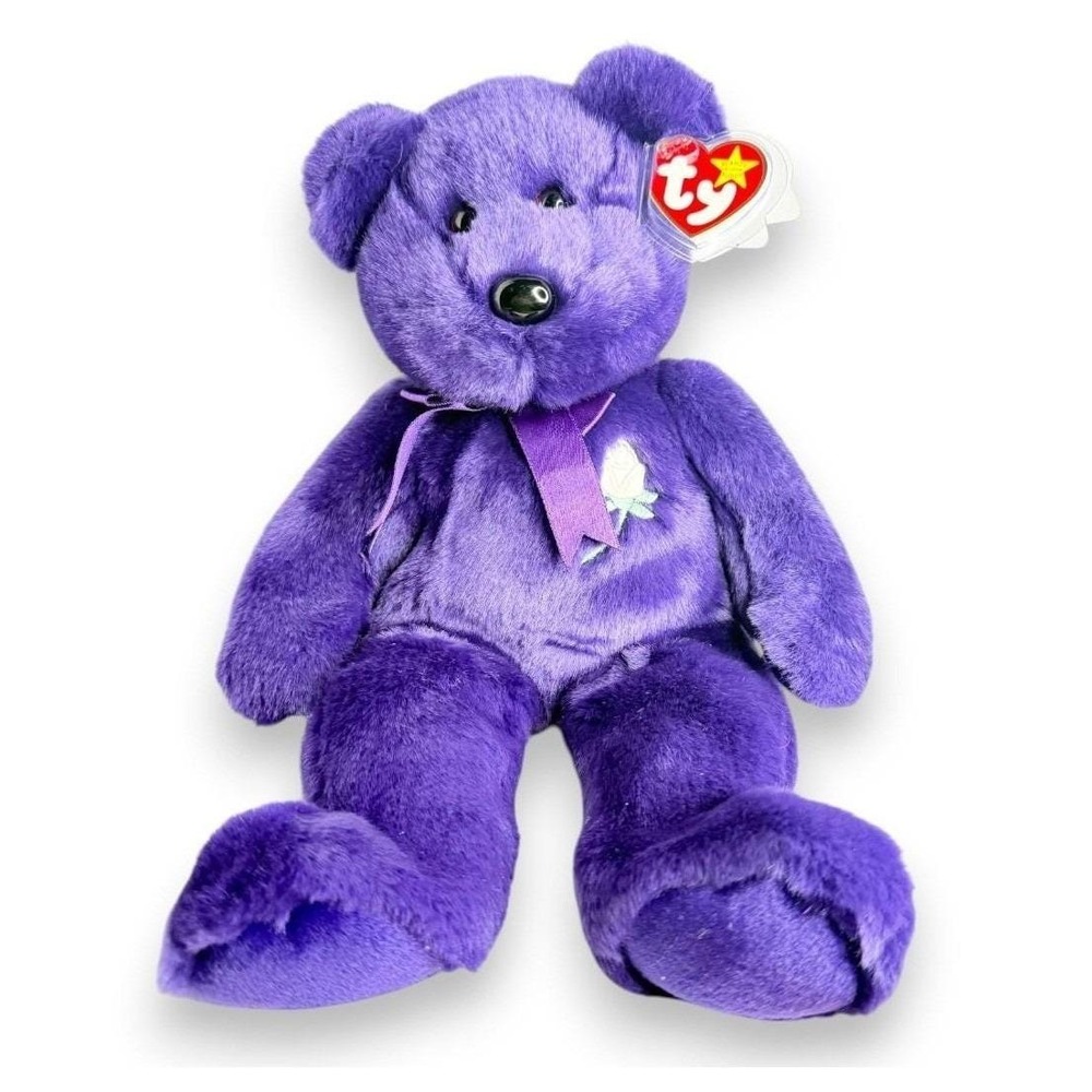 Princess the Bear | Royal Treasure | Mint Heart Tag TY Beanie Buddy
